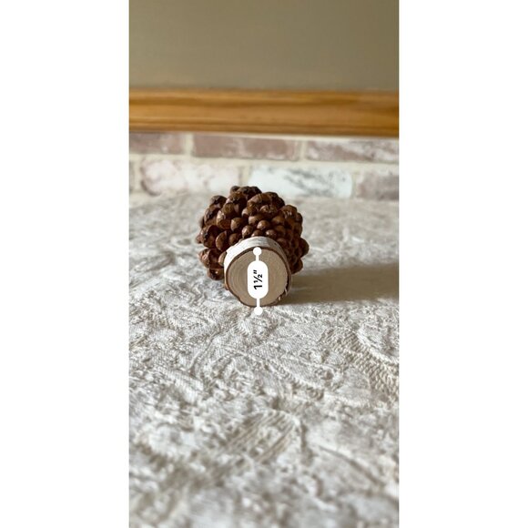 Pinecone & Birch Place Card Holders - Set Of 10 Natural Rustic Table Decor - Picture 11 of 11
